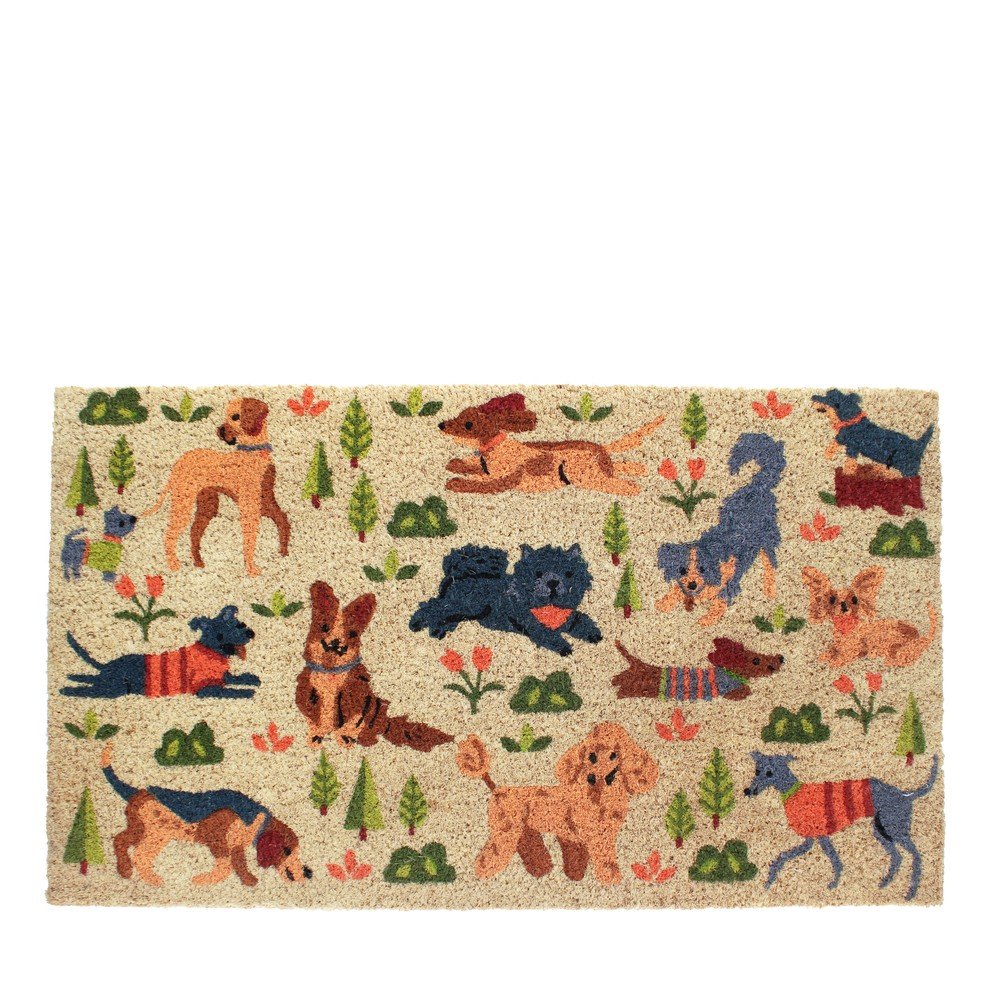 Kókuszrost lábtörlő 73x43 cm Dog Park – Rex London