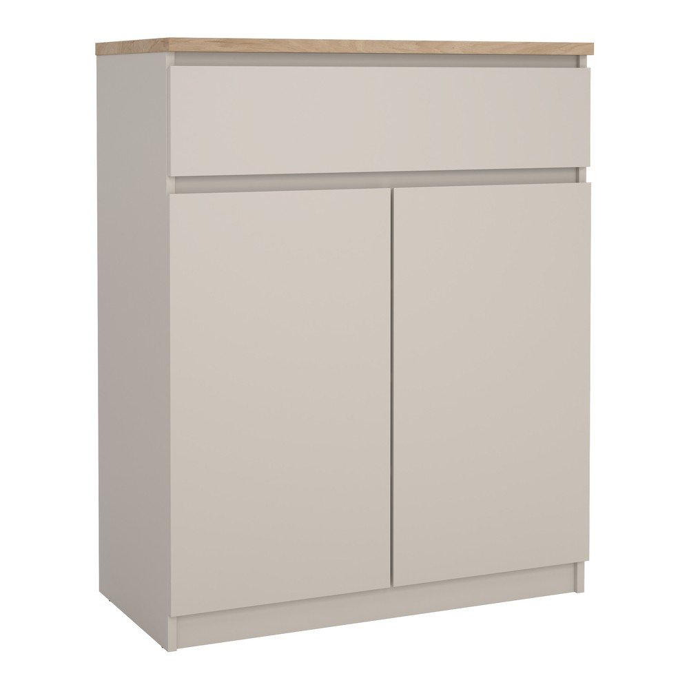 Krémszínű komód 80x100x40 cm Naia – Tvilum