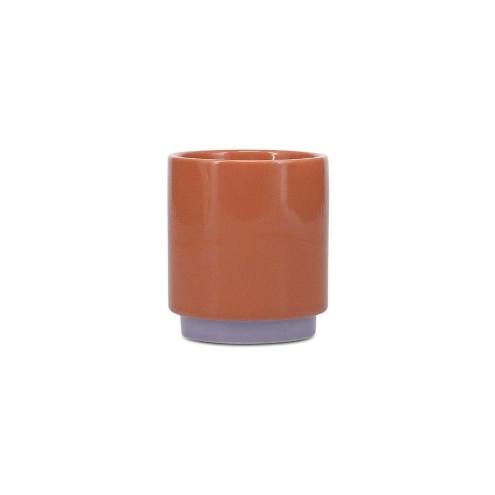 Narancssárga-lila kőedény csésze 130 ml Duo – ONA