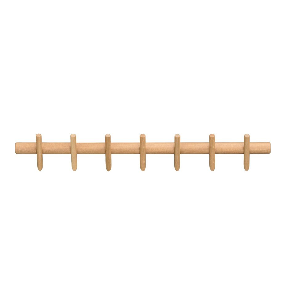 Natúr színű tölgyfa fali fogas 85 cm Hillmond – Rowico