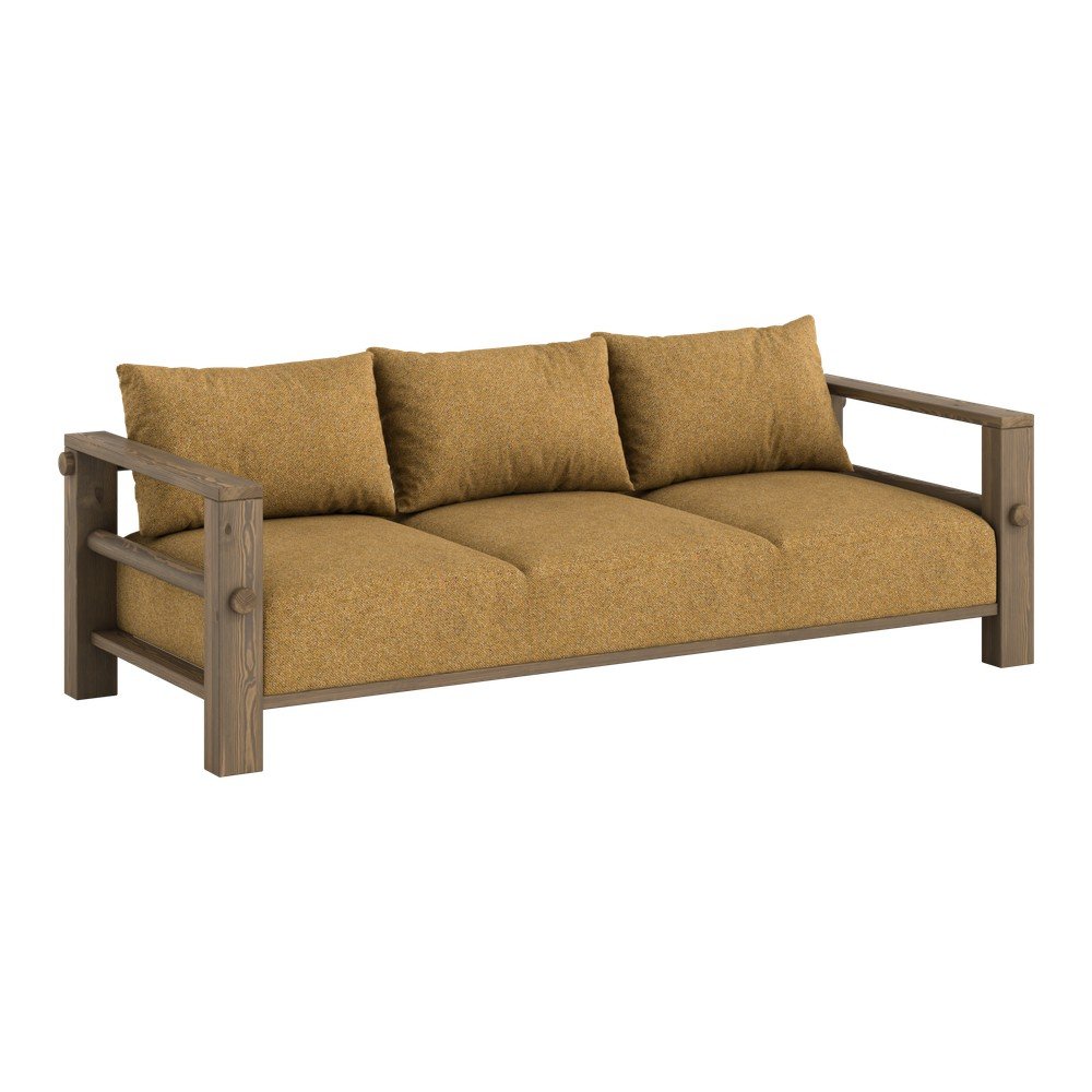 Okkersárga kanapé 225 cm Bare – Karup