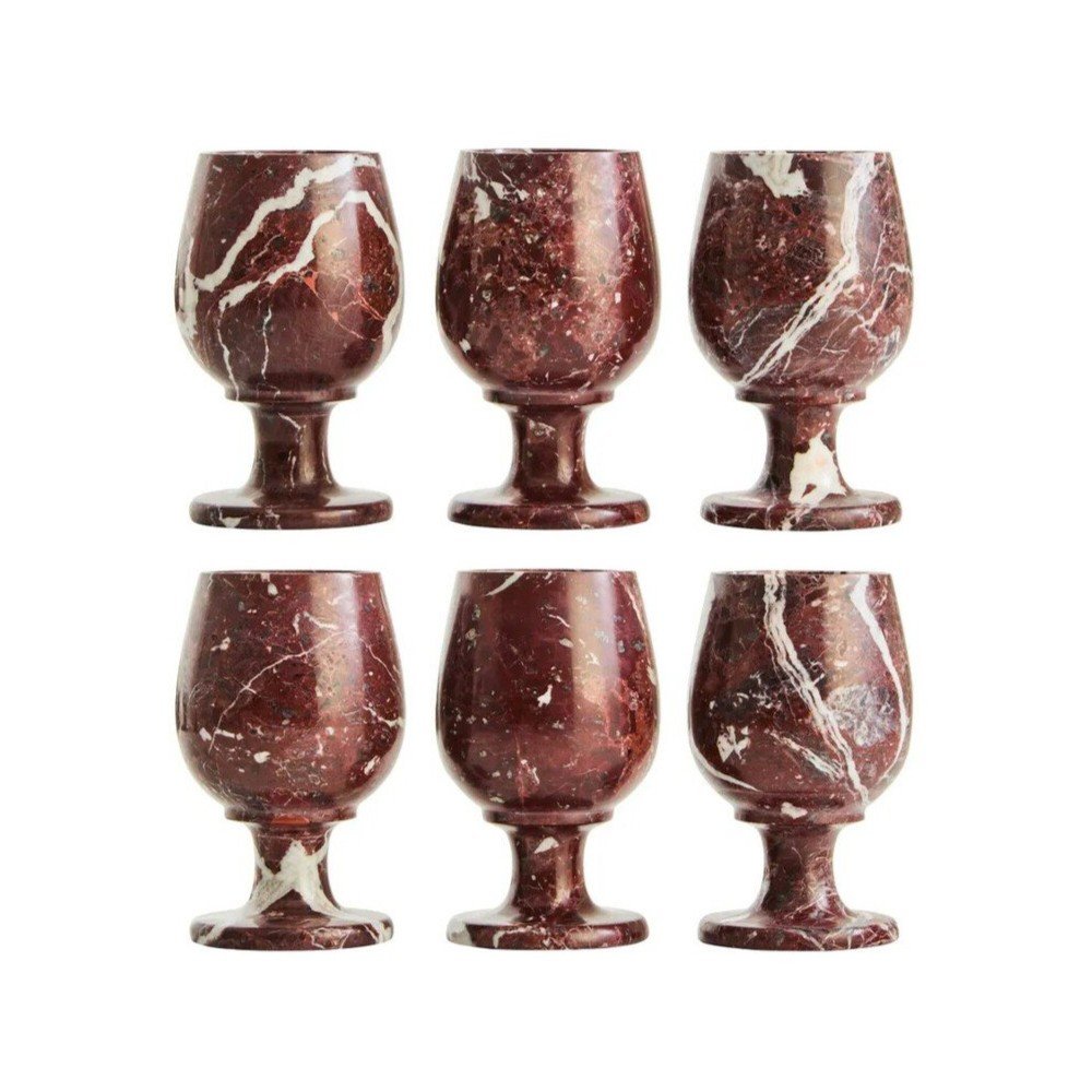 Röviditalos pohár szett 6 db-os 180 ml Marmore – Premier Housewares