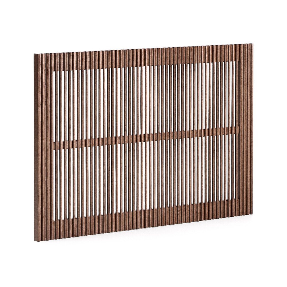 Sötét natúr színű kőrisfa ágytámla 105x70 cm Beyla – Kave Home
