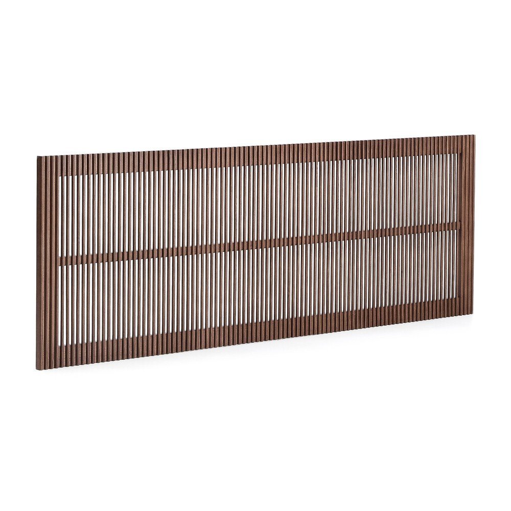 Sötét natúr színű kőrisfa ágytámla 195x70 cm Beyla – Kave Home