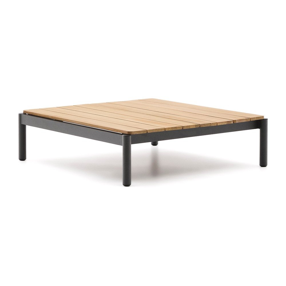 Teakfa kerti dohányzóasztal 89x91 cm Sorells – Kave Home