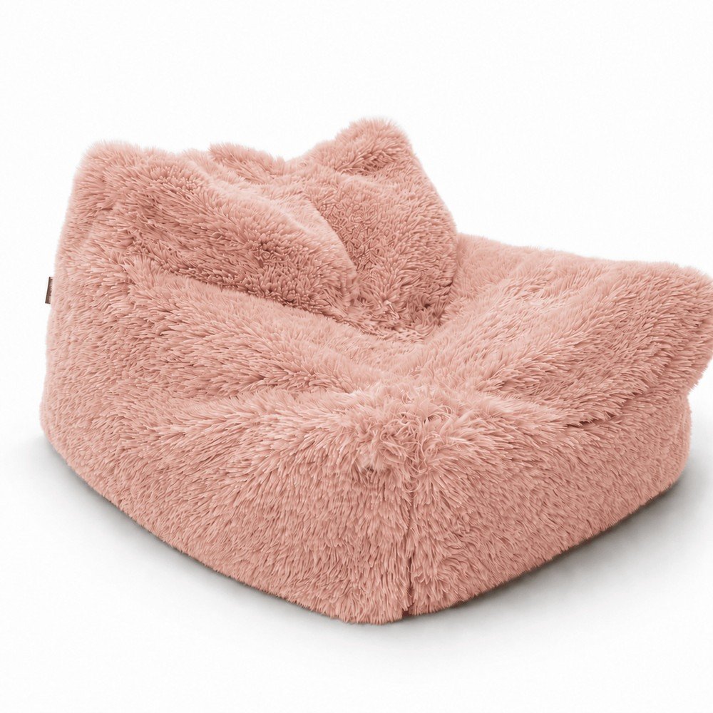 Világos rózsaszín gyerek babzsákfotel Mammoth – Meowbaby