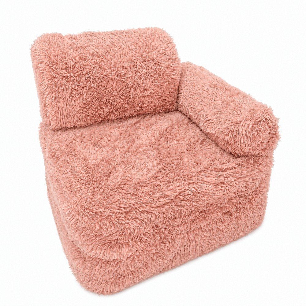 Világos rózsaszín gyerek fotel Mammoth – Meowbaby