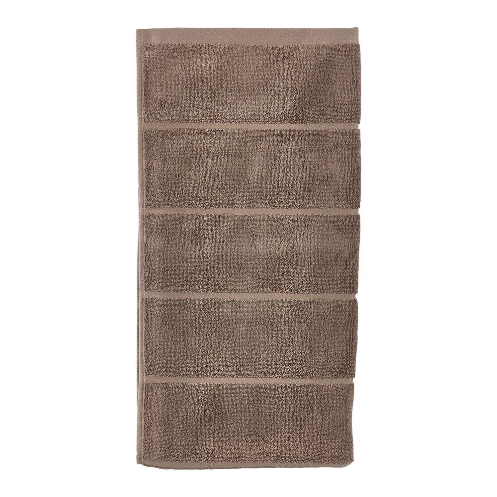 Világosbarna frottír pamut fürdőlepedő 70x140 cm Sauna – Zone