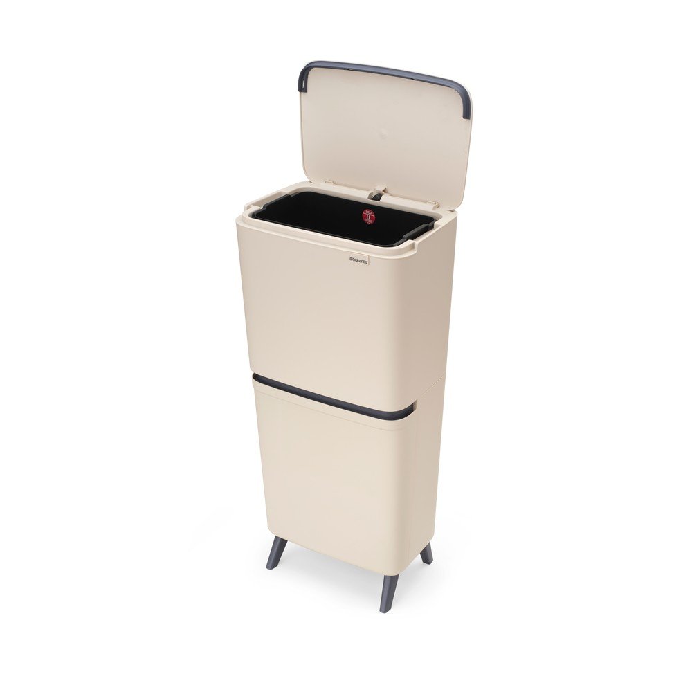 Világosszürke műanyag szelektív szemetes 20+25 l SortUp Recycle Hi – Brabantia