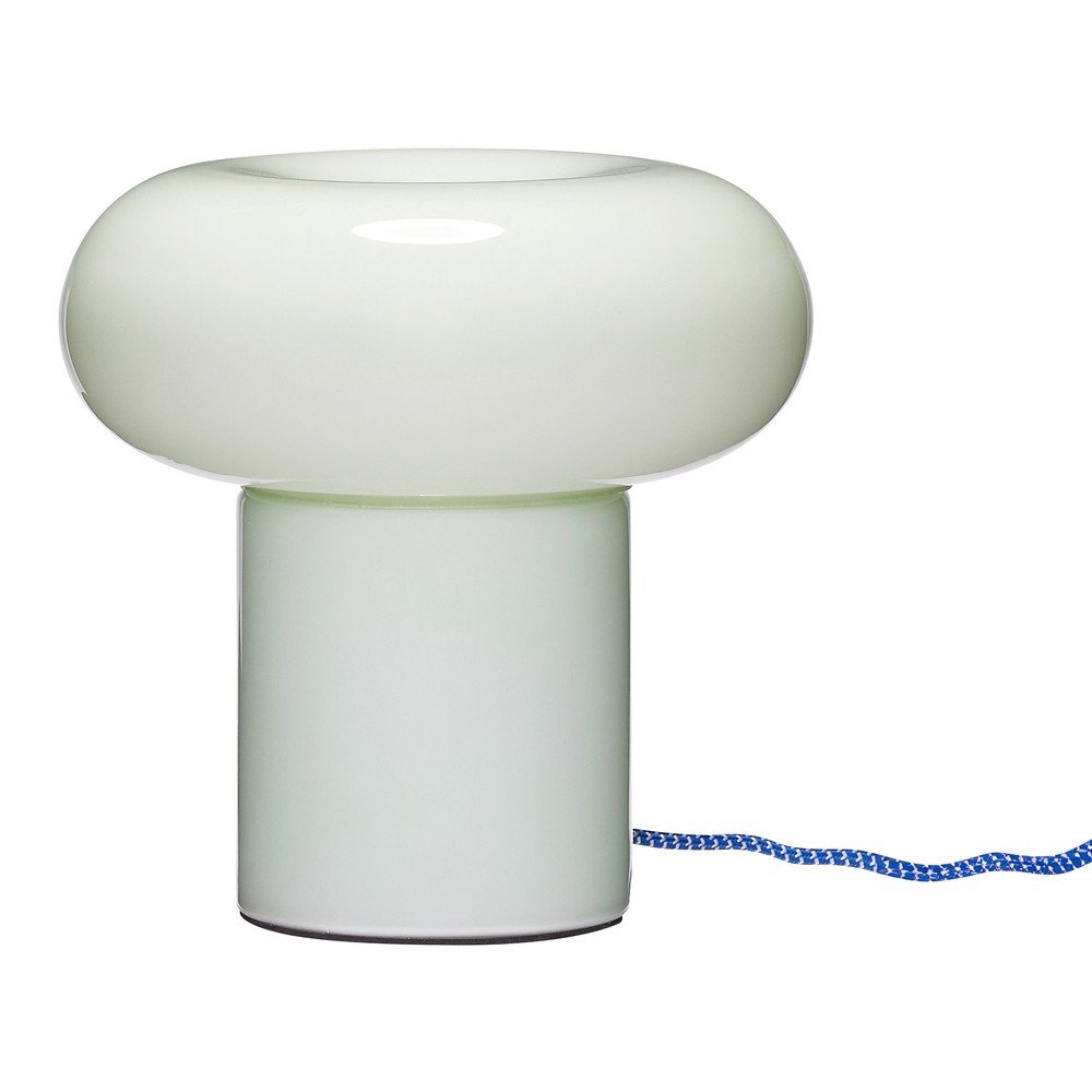 Világoszöld üveg asztali lámpa (magasság 22 cm) Hues – Hübsch