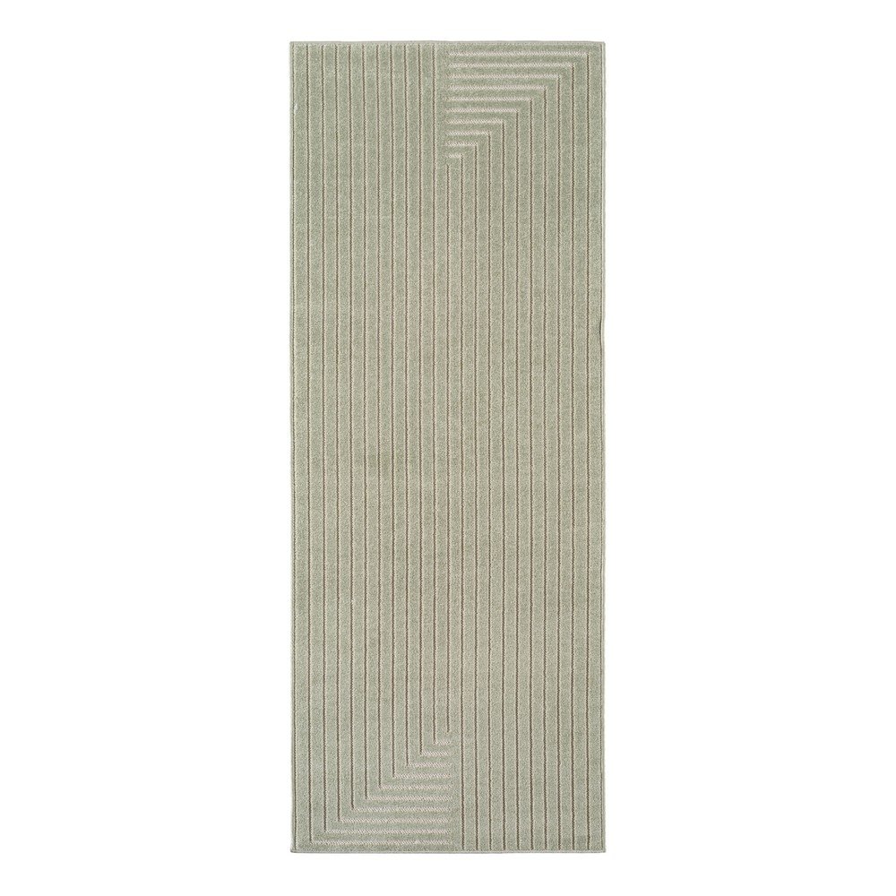 Zöld kültéri-beltéri futószőnyeg 80x250 cm Nova 1202 – Ayyildiz Carpets