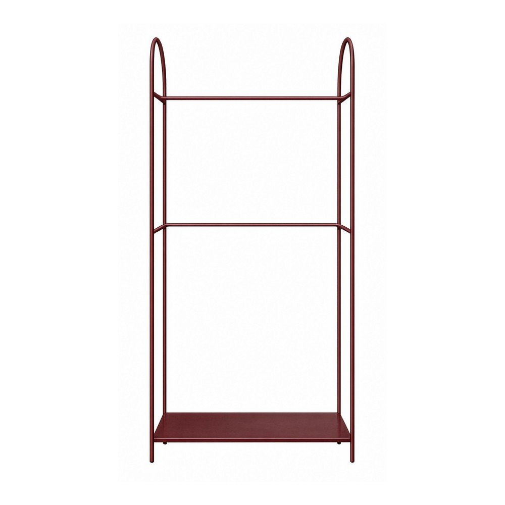 Borvörös fém ruhatartó állvány 92x186x39 cm Arch – Mette Ditmer Denmark