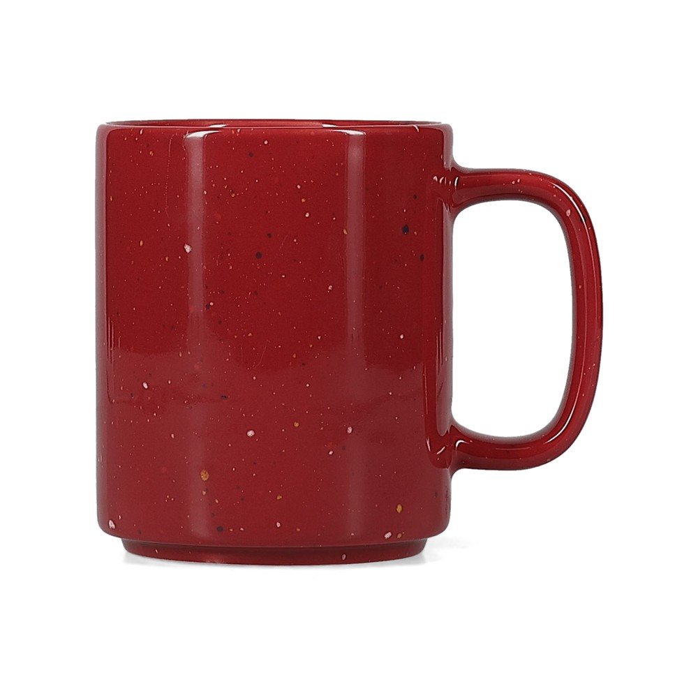 Borvörös porcelán bögre 330 ml Fika – ONA