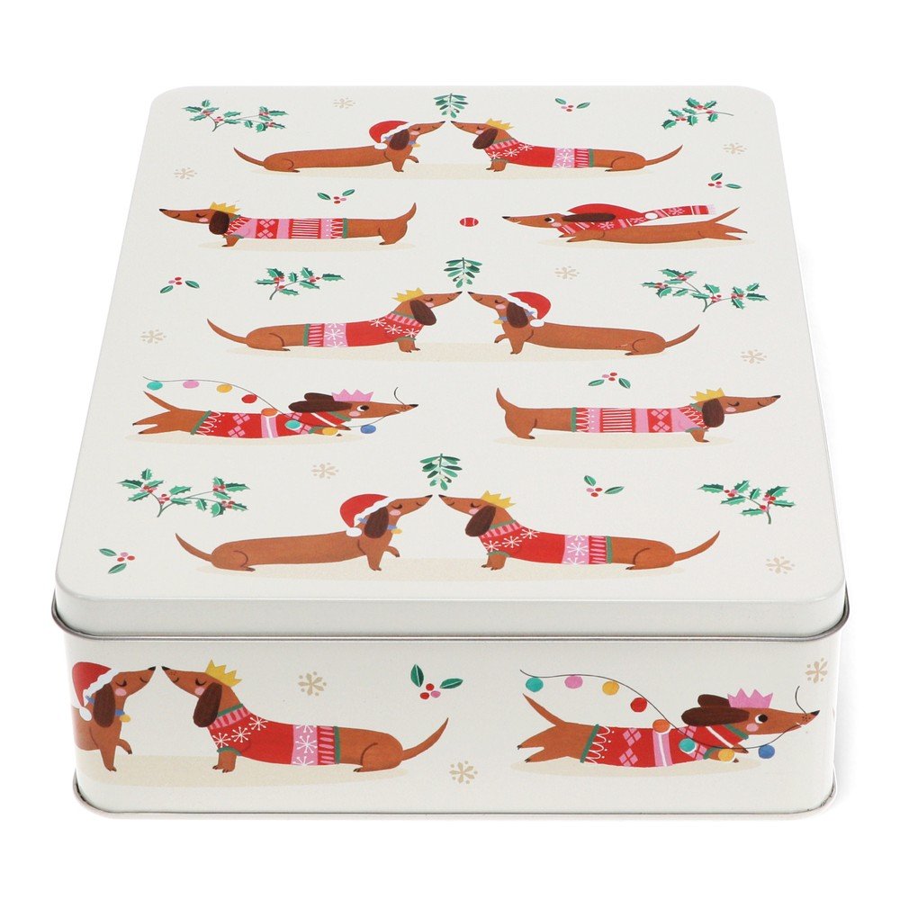 Élelmiszertartó doboz Festive Sausage Dog – Rex London