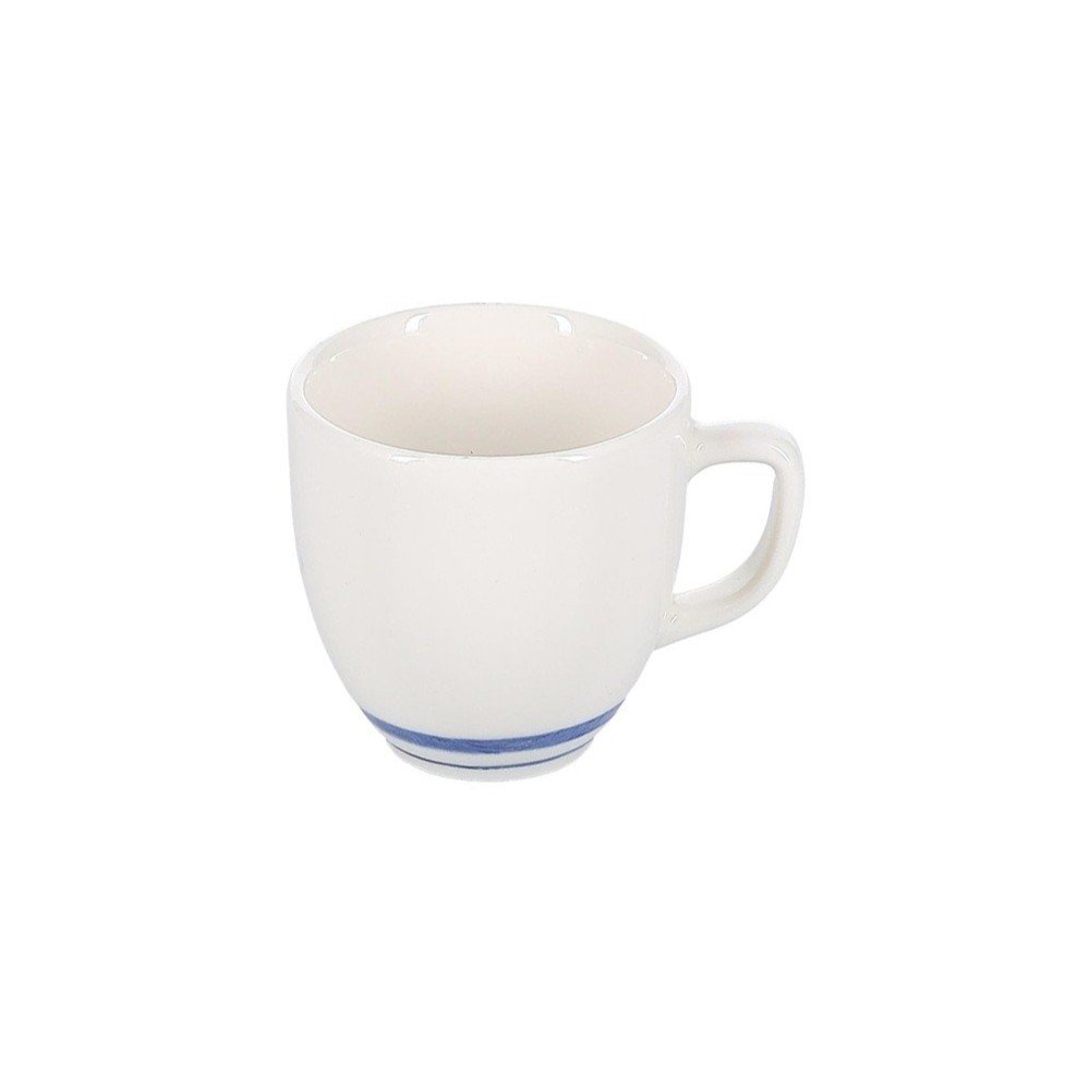 Fehér-kék porcelán csésze cappucinóhoz 200 ml Azul – BonBistro
