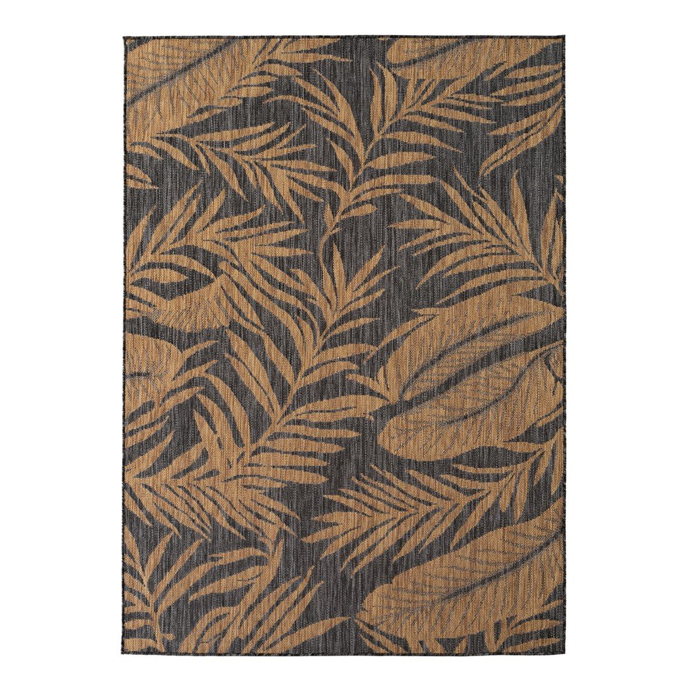 Fekete-barna kültéri-beltéri szőnyeg 160x230 cm Mira 1451 – Ayyildiz Carpets