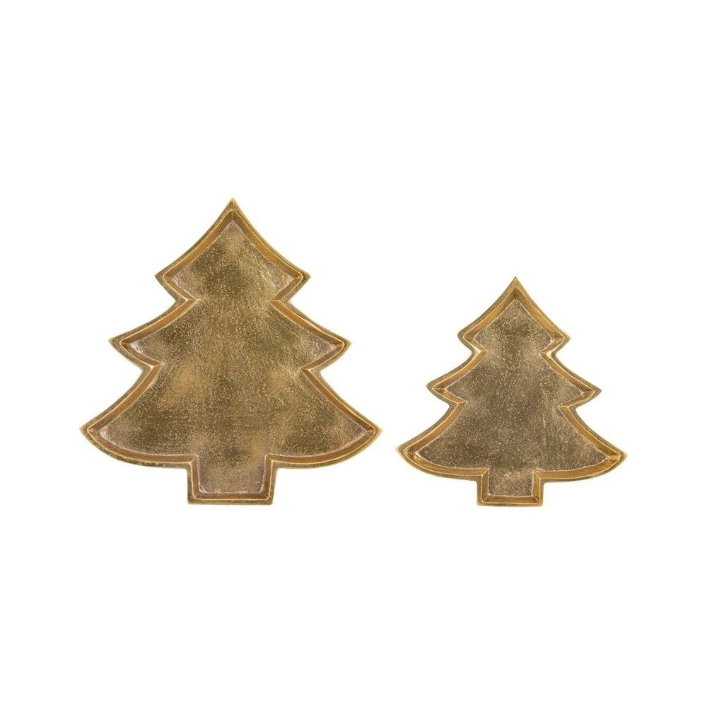 Fém dekoratív tálca 24x23 cm Noelle Christmas Tree – Ladelle