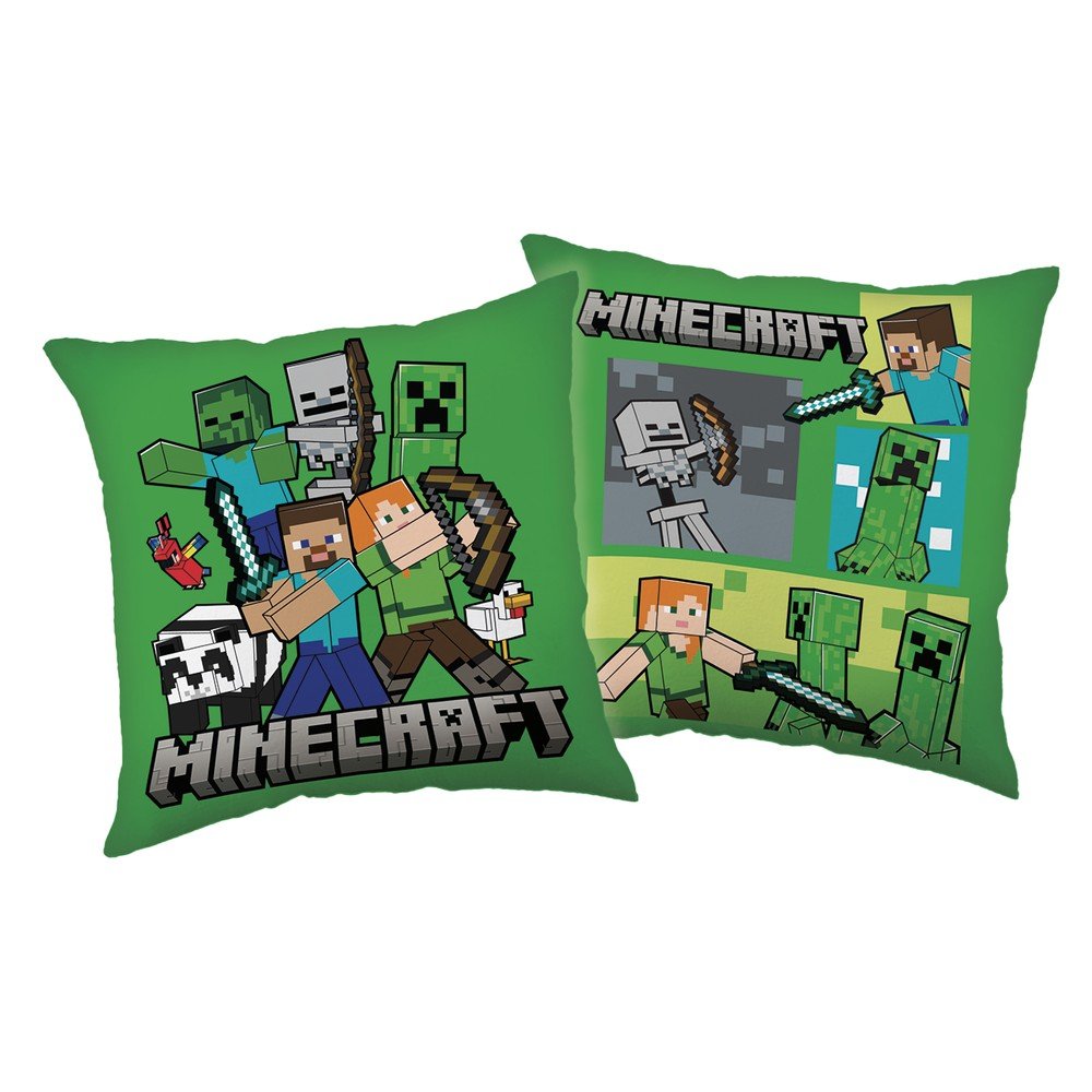 Gyerek párna ø 40 cm Minecraft "Life" – Jerry Fabrics