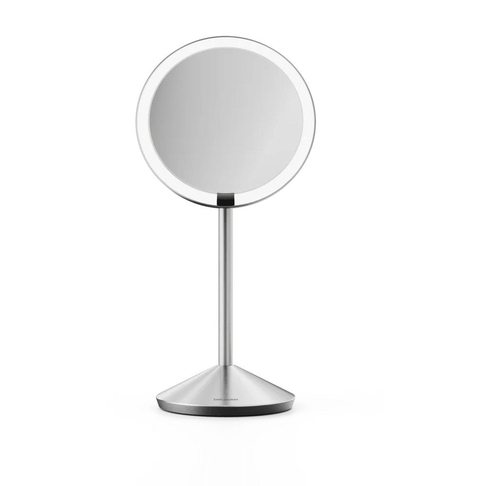 Kozmetikai tükör világítással-nagyítós (ötszörös nagyítás) ø 12 cm – simplehuman