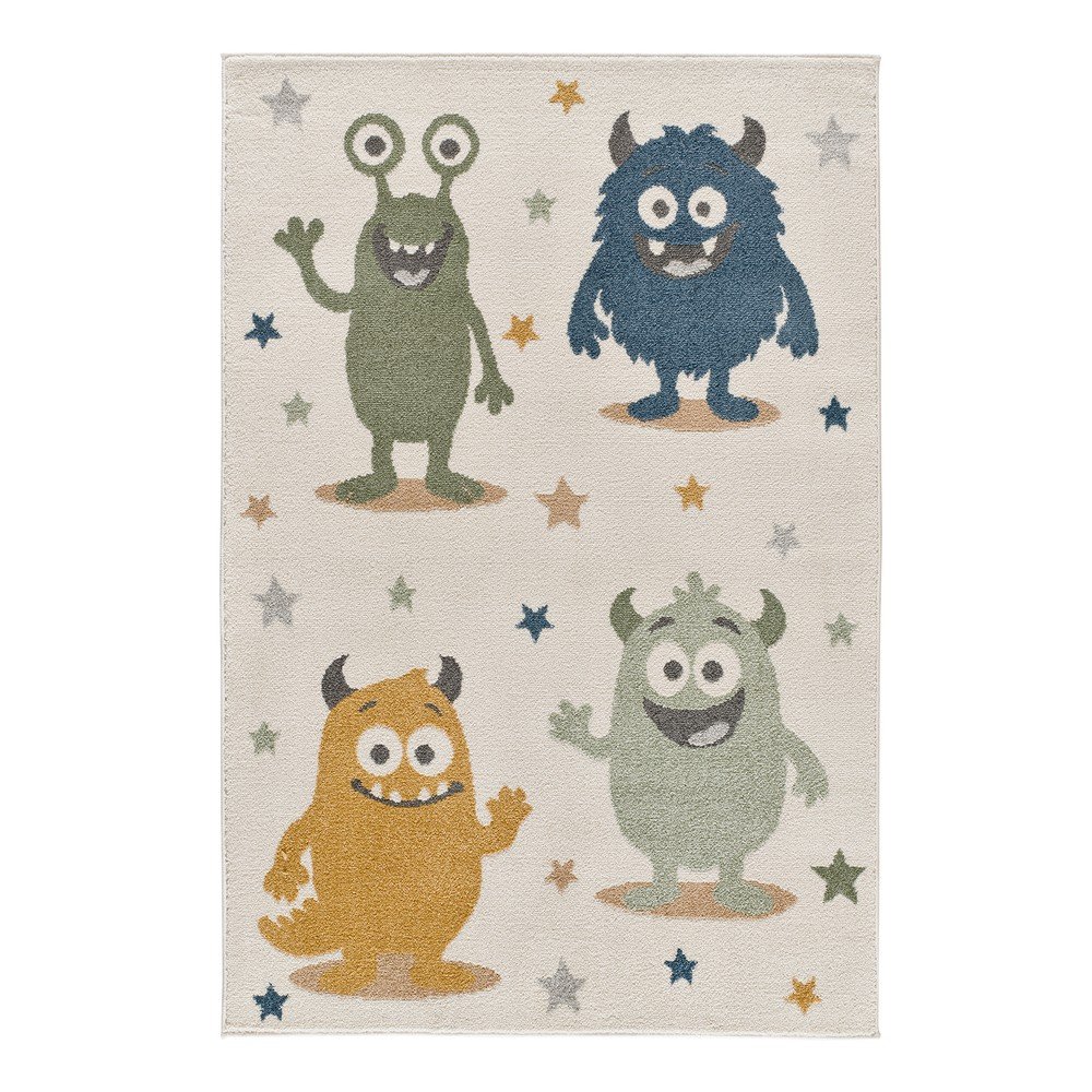 Krémszínű gyerek szőnyeg 120x170 cm Beats – Universal