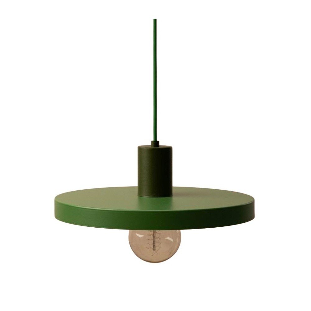 Zöld fém függőlámpa ø 30 cm Ori – Micadoni